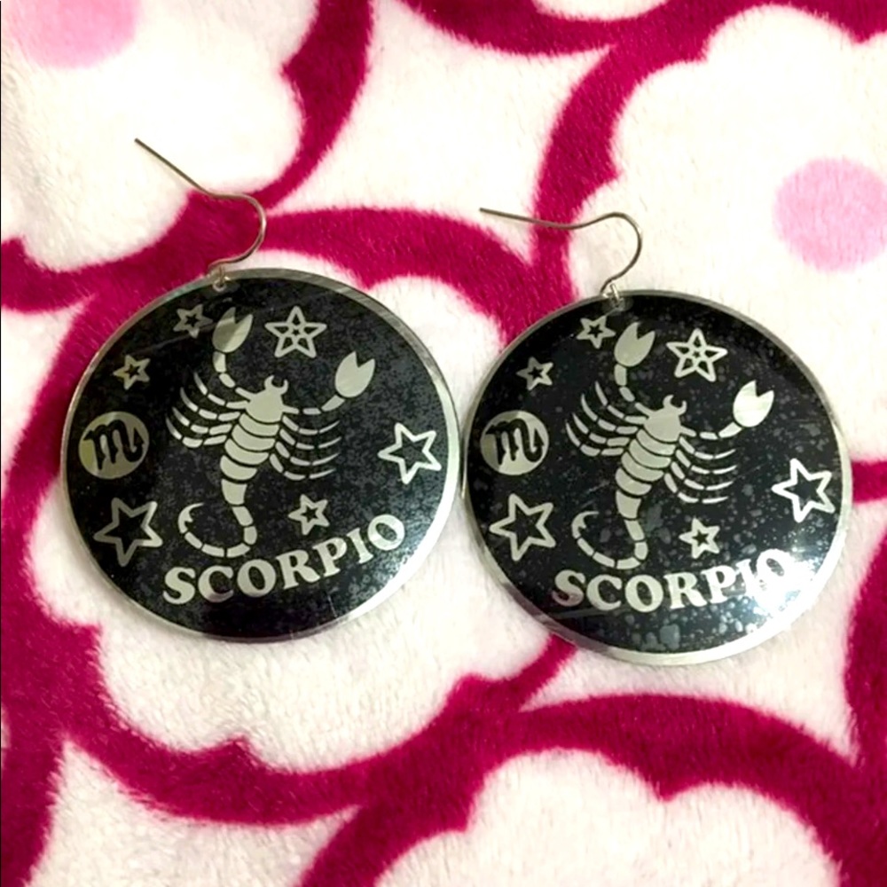 Scorpio zodiac earrings